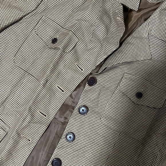 Ralph Lauren 2 piece set plaid high rise trousers and blazer jacket, size 8 - Picture 10 of 13